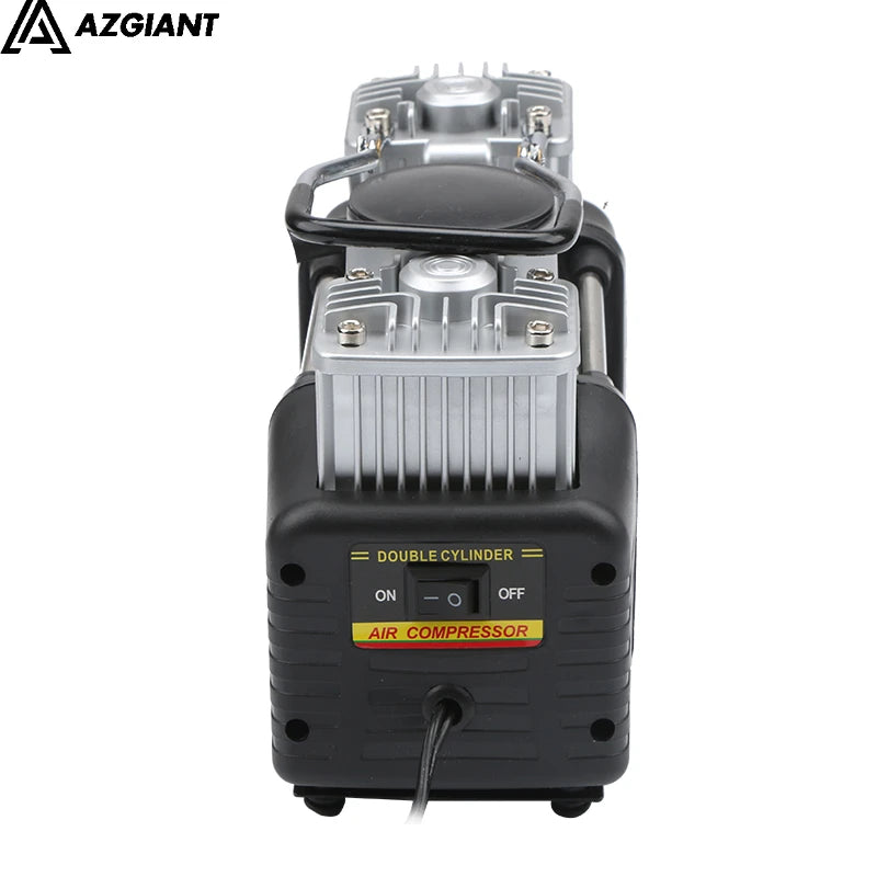 AZGIANT Portable 12V 150PSI Double Cylinder Inflatable Pump With Suitcase Car Air Compressor With Toolbox Inflatable Pump